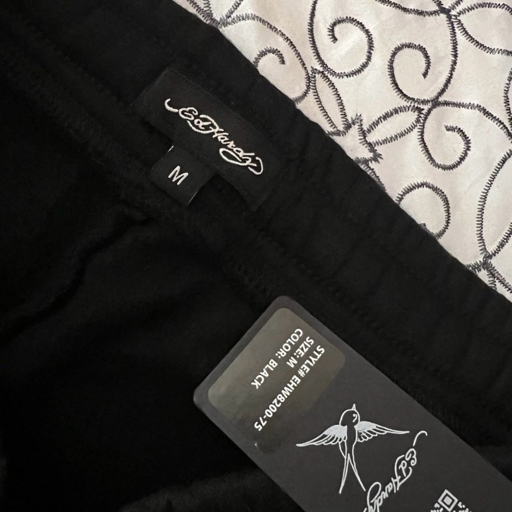 Ed Hardy Black sweatpants with graphic Design - Picture 4 of 4